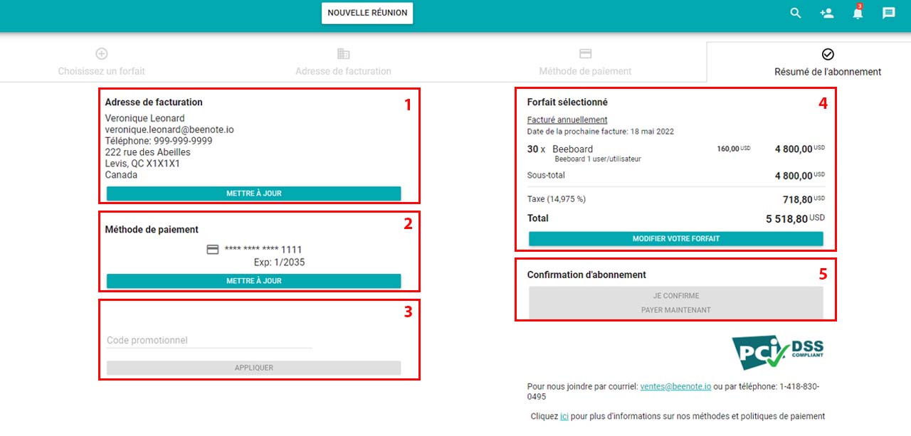 Beenote-Abonnement-Résumé-FR Beenote-Abonnement-Résumé-FR