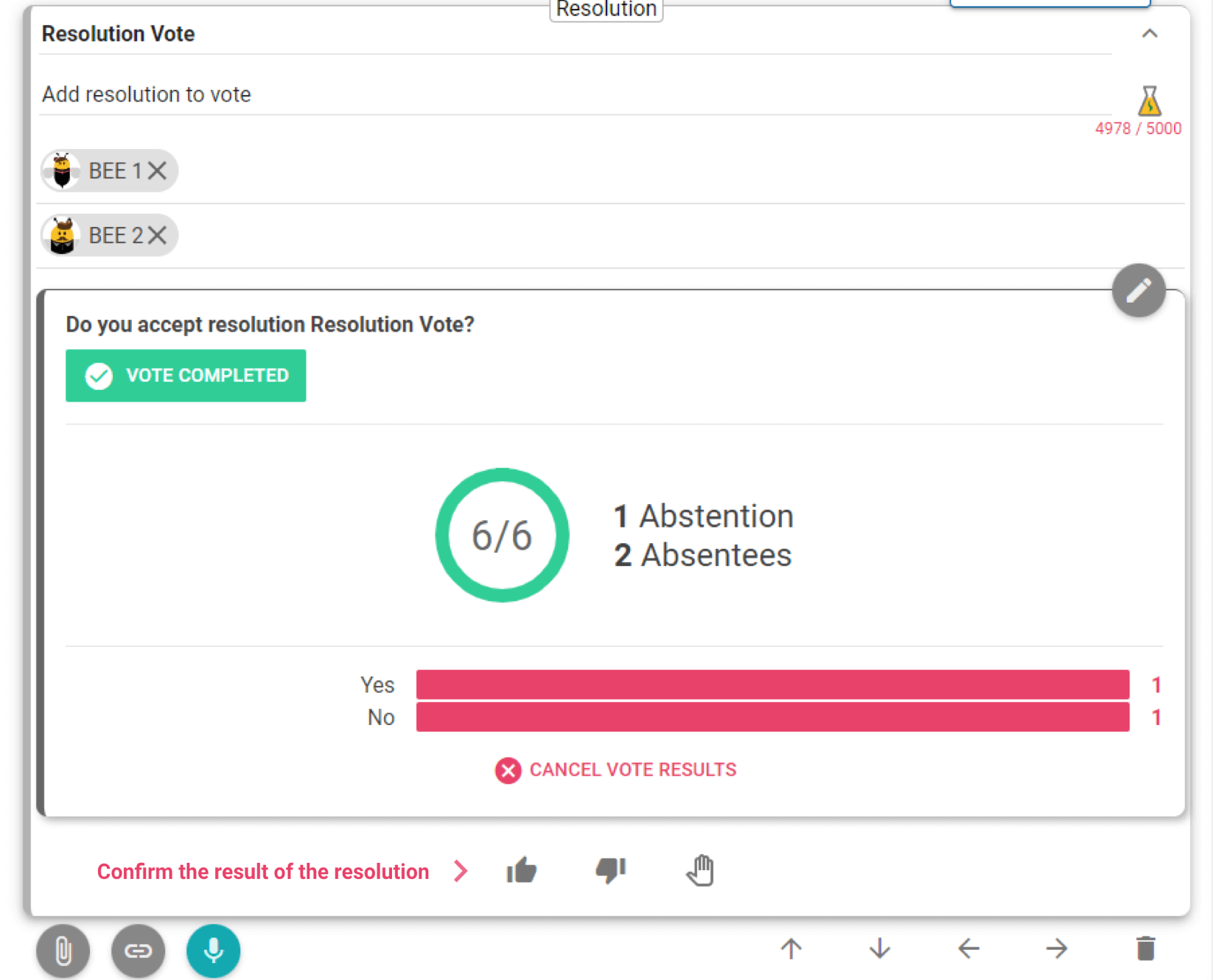 Final-vote