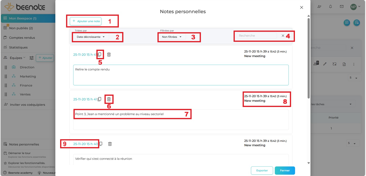 gestion-notes-personnelles-3 Beenote-gestion-notes-personnelles-recherches