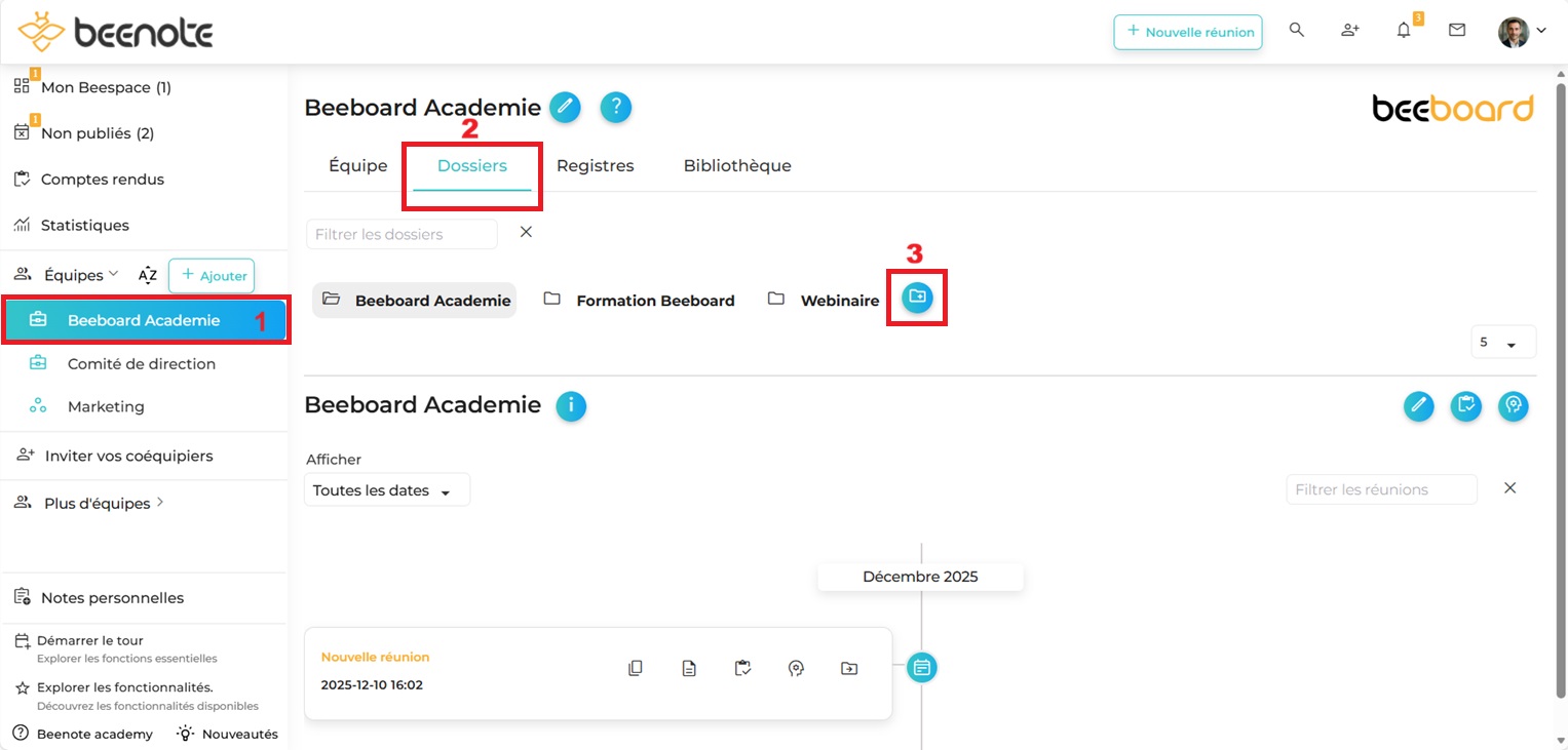 Organiser-ses-dossiers-consulter-dossiers-par-equipe 2 Organiser-ses-dossiers-ajouter-dossiers-par-equipe-etape1