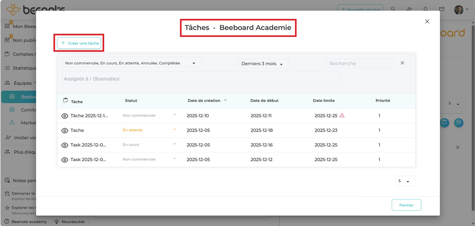 Organiser-ses-dossiers-liste-des-taches 2025 Beenote-Organiser-ses-dossiers-liste-des-taches