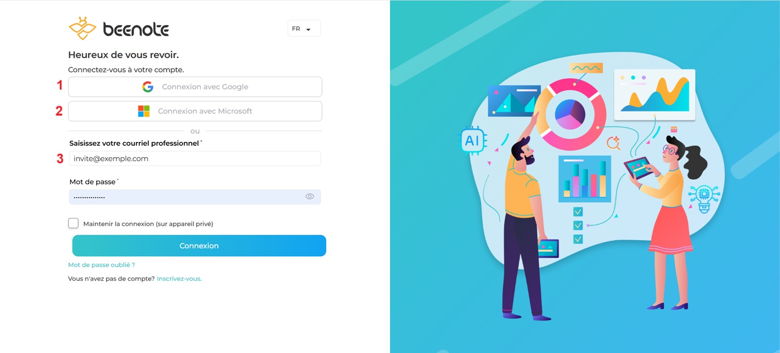 Se connecter à Beenote -2 -2025 Se connecter à Beenote-2