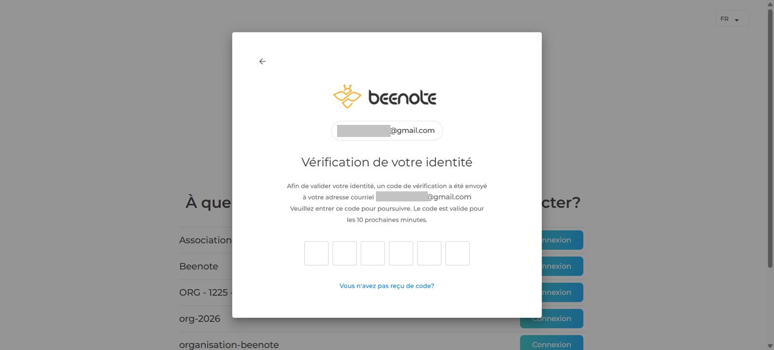 Authentification-à-double-facteur-2 2026 Beenote-A2F-Connexion-FR